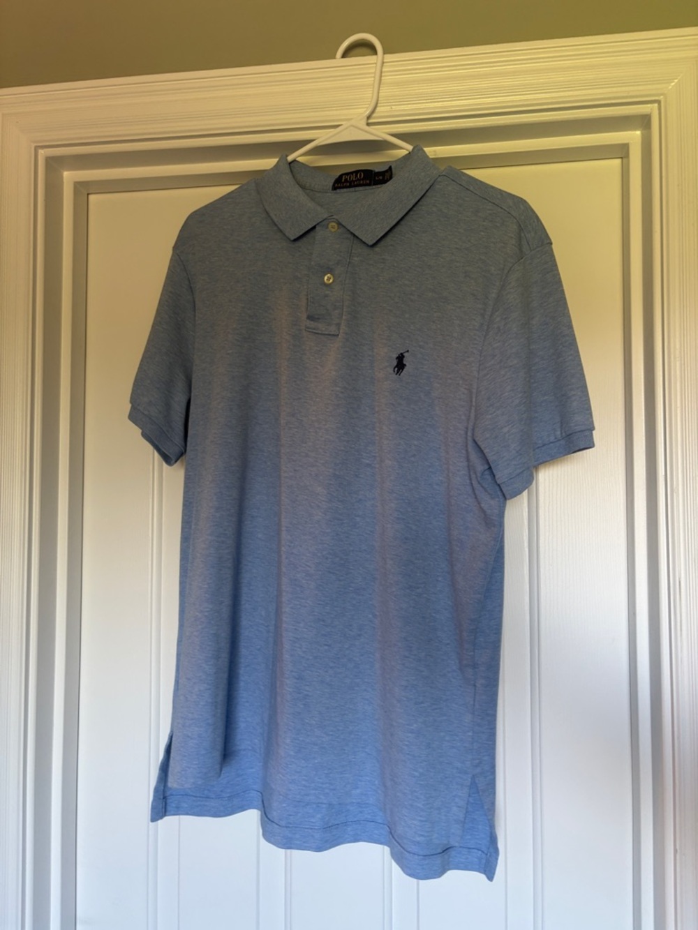 Polo by Ralph Lauren Heather Light Blue Short-Sleeve Polo